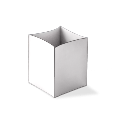 Корзина для бумаги DECOR WALTHER NAPPA 0938750 напольная цвет белый