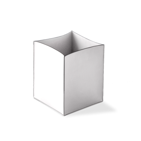 Корзина для бумаги DECOR WALTHER NAPPA 0938750 напольная цвет белый