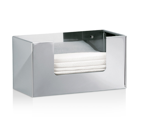 Диспенсер для салфеток DECOR WALTHER CONTRACT 0818970 подвесной цвет сталь полированная