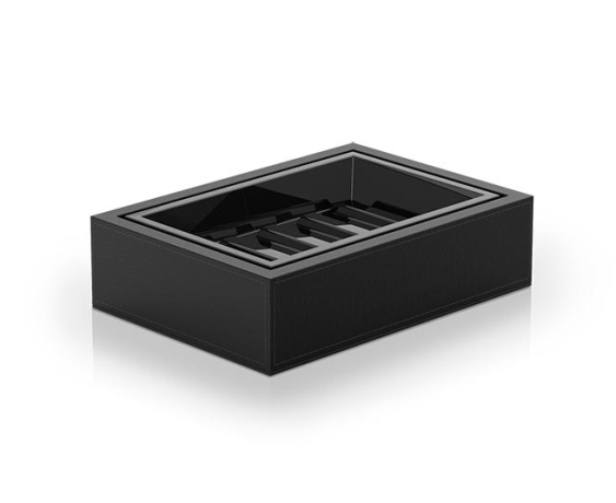 Мыльница DECOR WALTHER BROWNIE 0937960 настольная цвет черный черный матовый