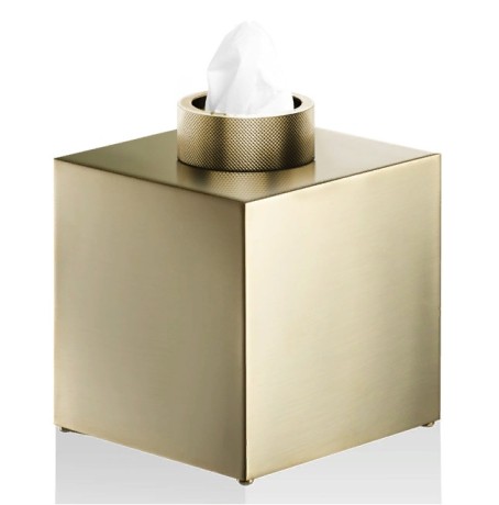 Диспенсер для салфеток DECOR WALTHER CLUB 0858682 настольный цвет золото матовое