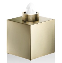 Диспенсер для салфеток DECOR WALTHER CLUB 0858682 настольный цвет золото матовое