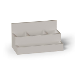 Контейнер для принадлежностей DECOR WALTHER BROWNIE 0937049 настольный цвет тауп