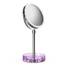 Косметическое зеркало DECOR WALTHER KRISTALL 0941780 настольное цвет хром фиолетовый