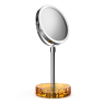 Косметическое зеркало DECOR WALTHER KRISTALL 0941781 настольное цвет хром янтарь