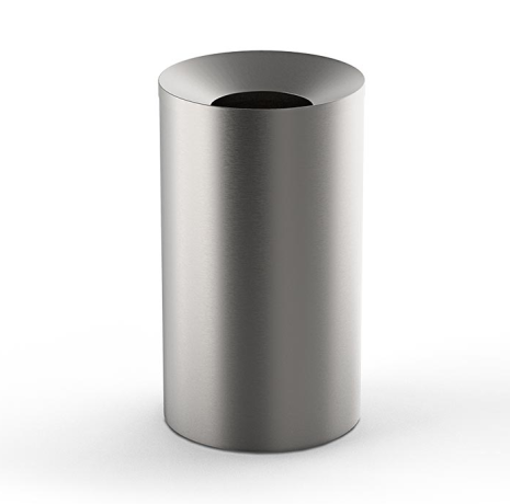 Мусорный бак DECOR WALTHER BASIC CONTRACT 0615676 напольный 60 л цвет сталь матовая