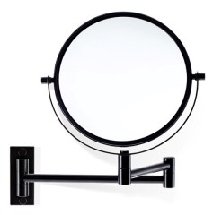 Косметическое зеркало DECOR WALTHER 0110960 подвесное цвет черный матовый