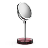 Косметическое зеркало DECOR WALTHER KRISTALL 0941797 настольное цвет хром темно-красный