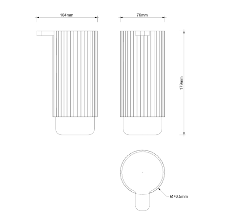 Дозатор DECOR WALTHER OF.LINE 0671241 настольный цвет Aqua/Shell