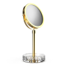 Косметическое зеркало DECOR WALTHER KRISTALL 0941856 настольное цвет золото кристальный