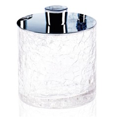 Баночка универсальная DECOR WALTHER CRACK 0933200 настольная цвет хром