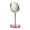 Косметическое зеркало DECOR WALTHER KRISTALL 0941861 настольное цвет золото розовый