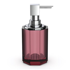 Дозатор DECOR WALTHER KRISTALL 0943497 настольный цвет темно-красный хром