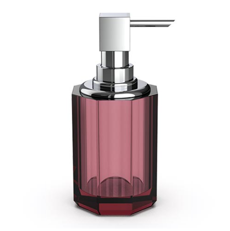 Дозатор DECOR WALTHER KRISTALL 0943497 настольный цвет темно-красный хром