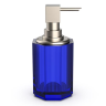 Дозатор DECOR WALTHER KRISTALL 0943795 настольный цвет капри синий никель сатинированный