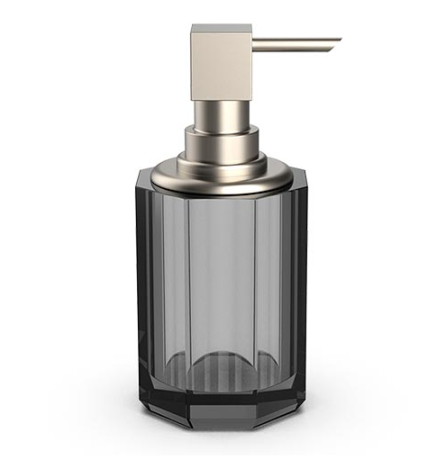 Дозатор DECOR WALTHER KRISTALL 0943794 настольный цвет никель сатинированный антрацит