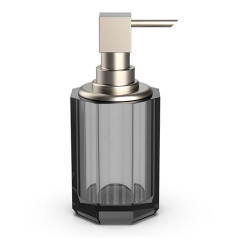 Дозатор DECOR WALTHER KRISTALL 0943794 настольный цвет никель сатинированный антрацит