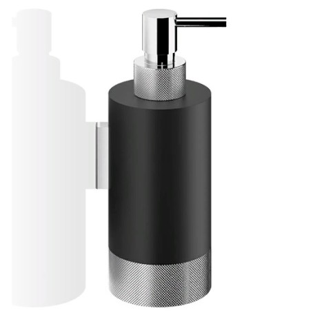 Дозатор DECOR WALTHER CLUB 0855960 подвесной цвет черный матовый хром