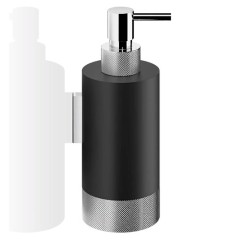 Дозатор DECOR WALTHER CLUB 0855960 подвесной цвет черный матовый хром