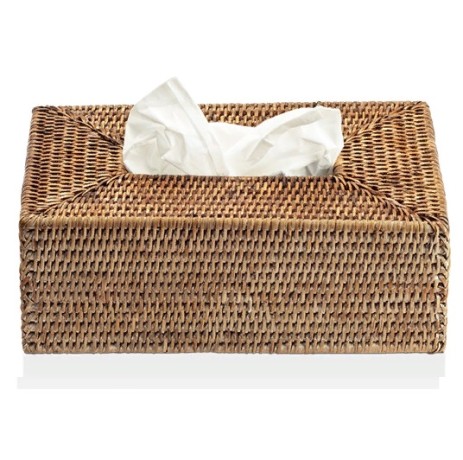 Диспенсер для салфеток DECOR WALTHER BASKET 0922992 настольный цвет ротанг темный