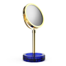 Косметическое зеркало DECOR WALTHER KRISTALL 0941895 настольное цвет золото капри синий