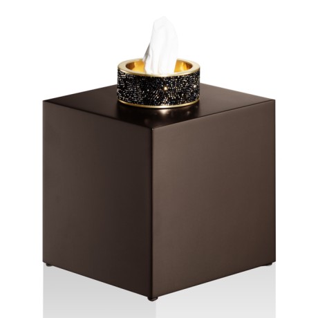 Диспенсер для салфеток DECOR WALTHER ROCKS 0934441 настольный цвет золото матовое темная бронза