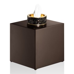 Диспенсер для салфеток DECOR WALTHER ROCKS 0934441 настольный цвет золото матовое темная бронза