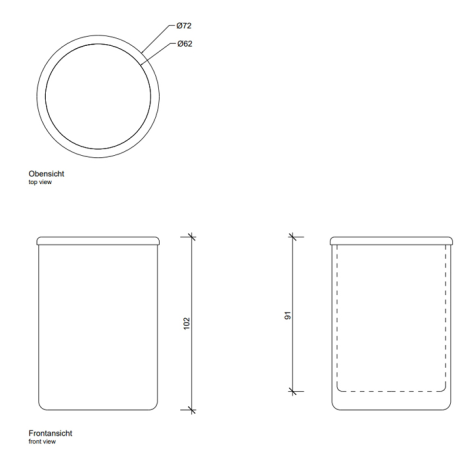 Стакан DECOR WALTHER CRACK 0933120 настольный цвет золото