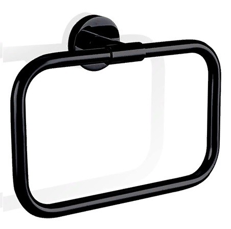 Полотенцедержатель DECOR WALTHER BASIC 0531260 подвесной цвет черный матовый