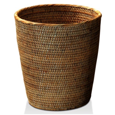 Корзина для бумаги DECOR WALTHER BASKET 0922492 напольная цвет ротанг темный
