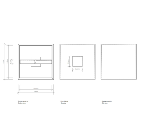 Диспенсер для салфеток DECOR WALTHER BROWNIE 0847847 настольный цвет Песочно бежевый