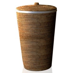 Корзина для белья DECOR WALTHER BASKET 0922392 напольная цвет ротанг темный