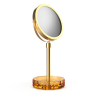 Косметическое зеркало DECOR WALTHER KRISTALL 0941981 настольное цвет золото матовое янтарь