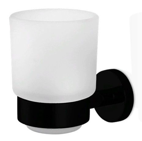 Стакан DECOR WALTHER BASIC 0530960 подвесной цвет черный матовый