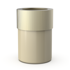 Корзина для бумаги DECOR WALTHER OF.LINE 0670845 настольная цвет Champagner/Dune