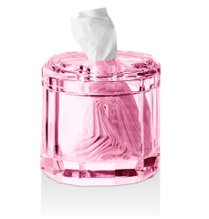 Диспенсер для салфеток DECOR WALTHER KRISTALL 0931561 настольная цвет розовый