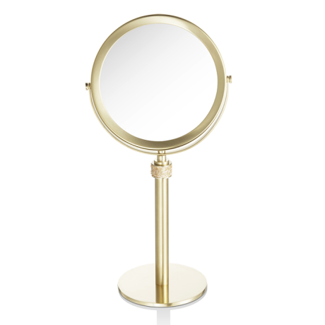 Косметическое зеркало DECOR WALTHER ROCKS 0934182 настольное цвет золото